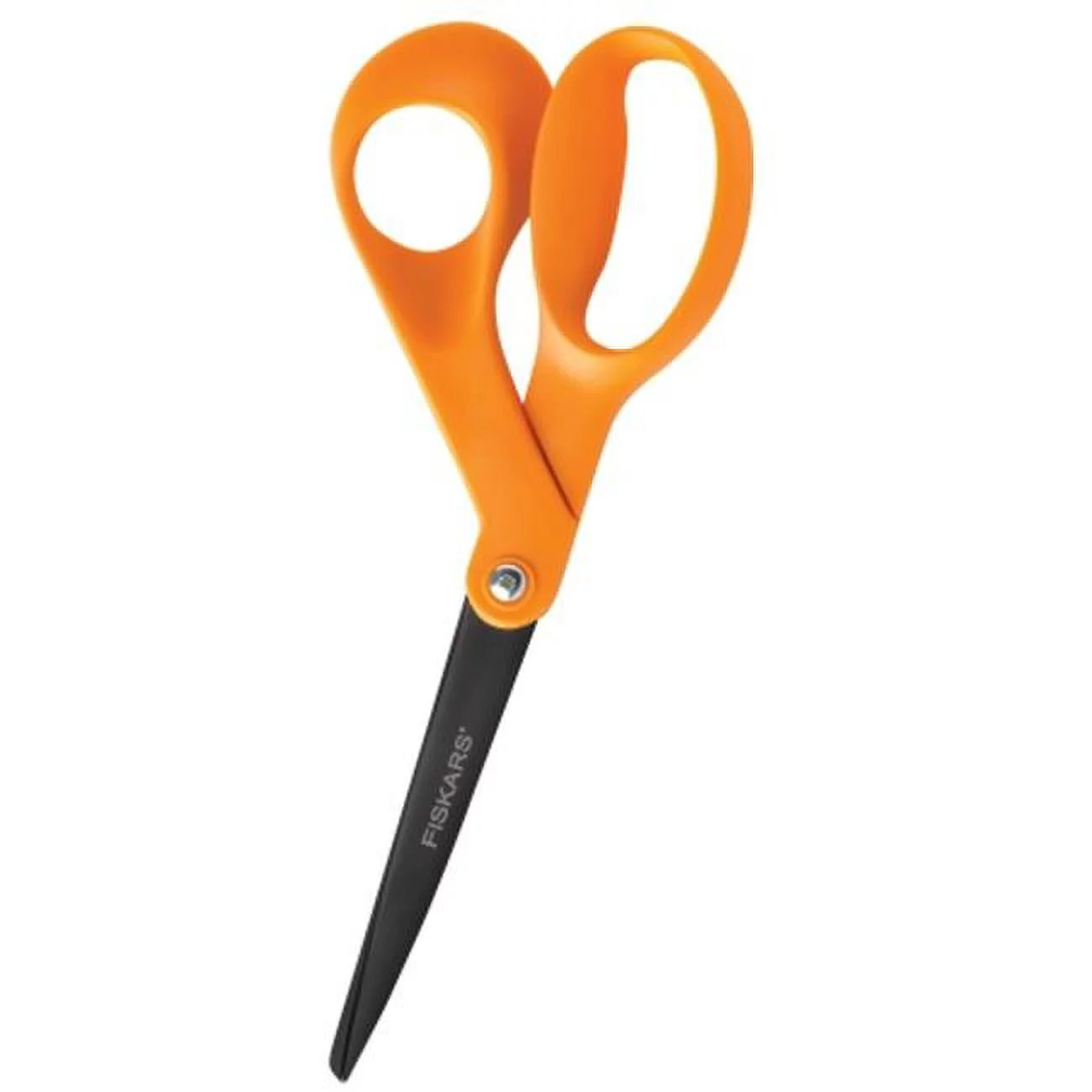 Fiskars 8in. Orange Bent Nonstick Scissors