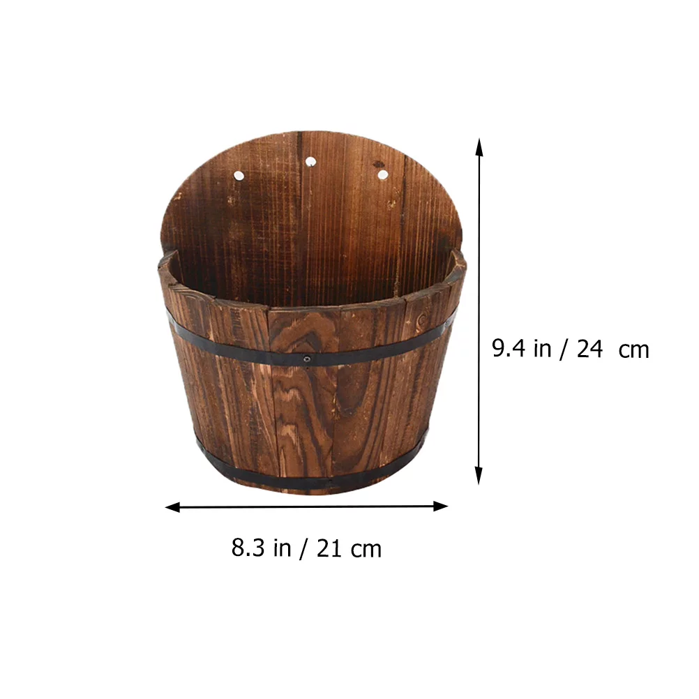 Succulent Flower Pot Garden Flower Planter Bucket Flower Display Pot for Fence