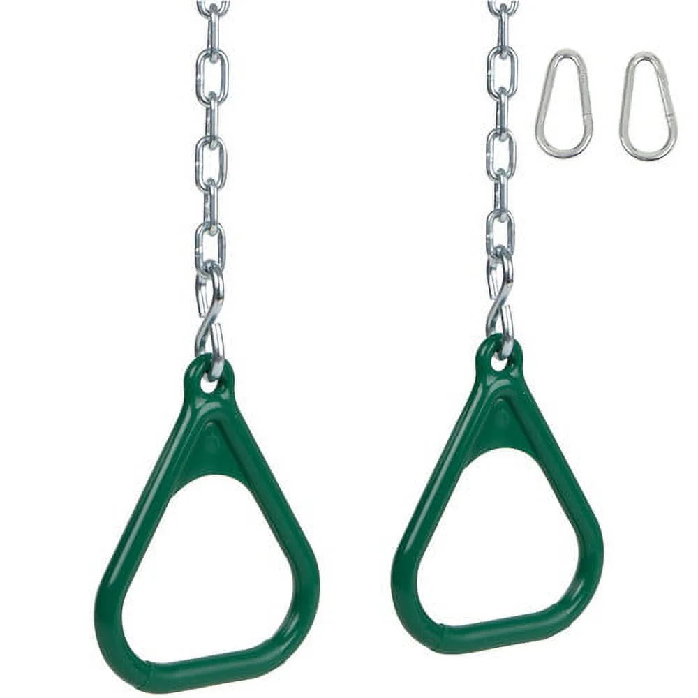 Swing Set Stuff Inc. Trapeze Rings with Chains (Yellow)