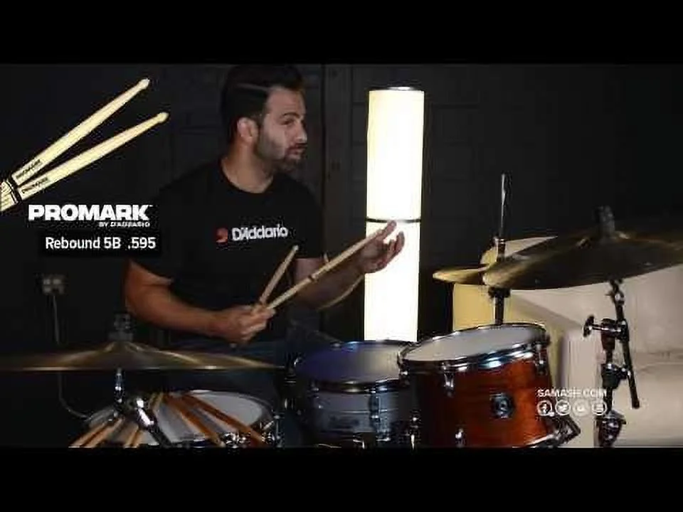 Promark Concert One Snare Drum Hickory Wood Tip Drumsticks