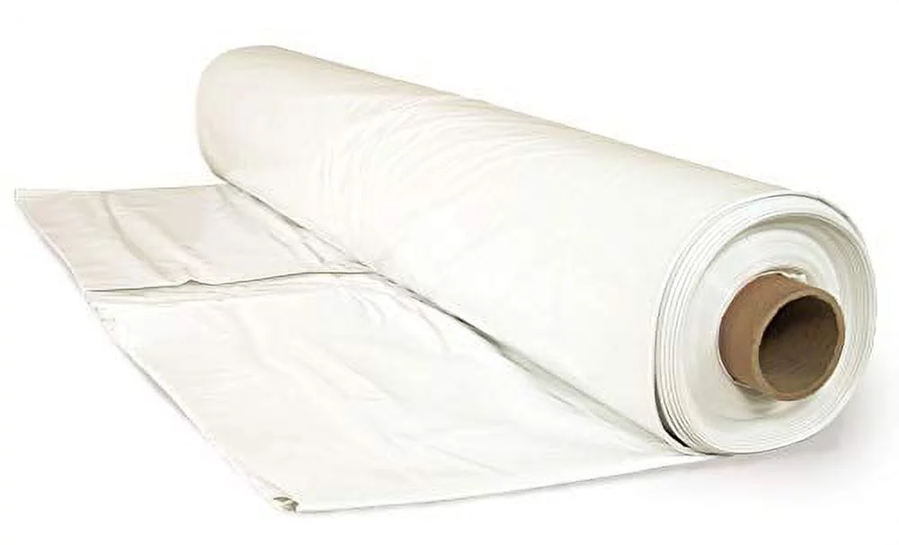 Greenhouse White Plastic Film Polyethylene Covering Gt4 Year 6 Mil 12Ft Wide X 25Ft Long