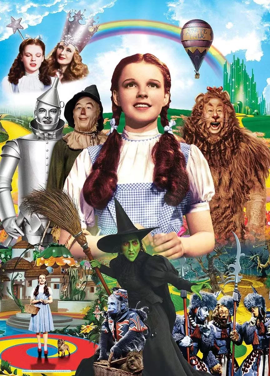 The Wizard of Oz 5D Diamond Painting by Number Kit, Full Drill Embroidery Cross Stitch Picture Supplies Arts Craft Wall Sticker Decor 11.8x15.8 inch