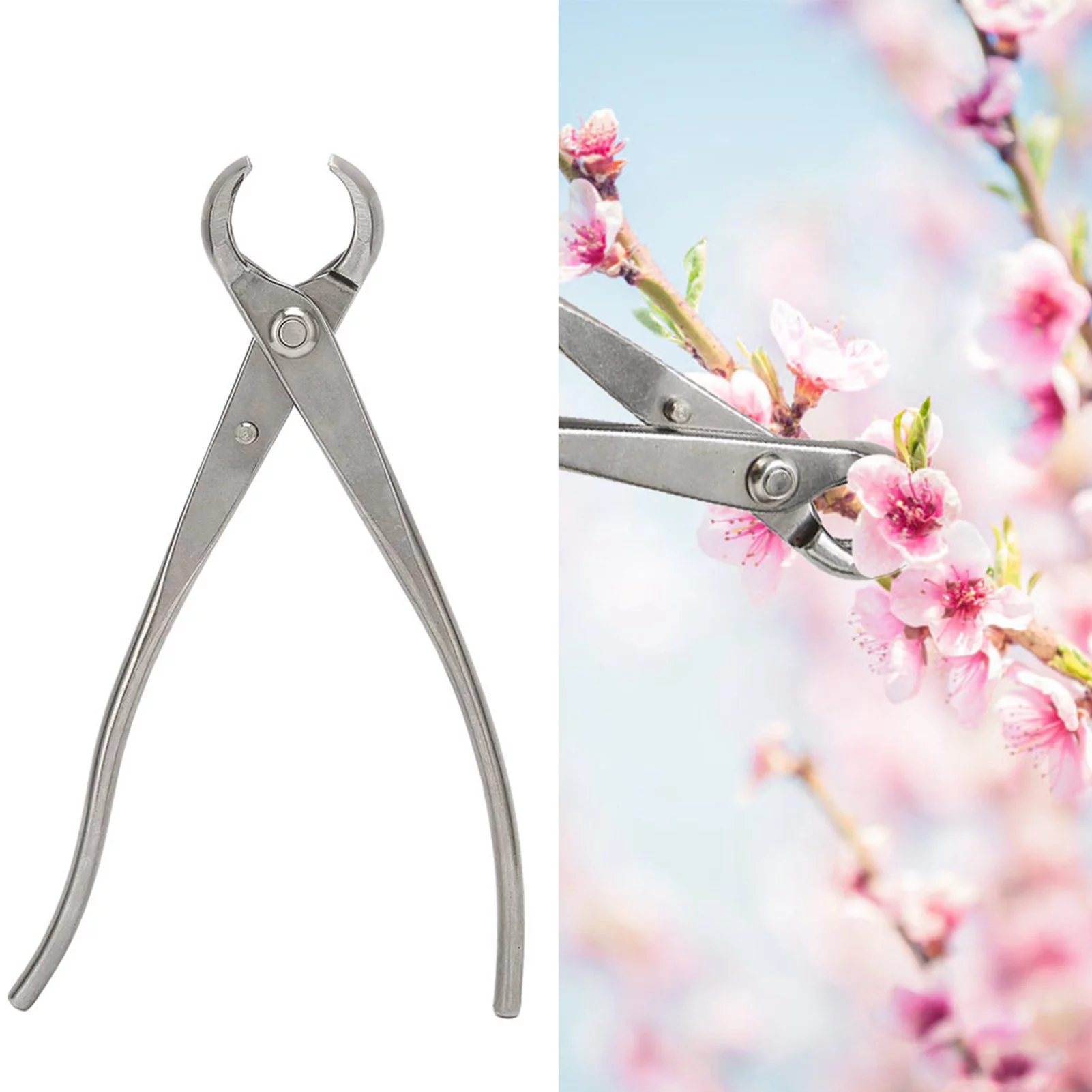 Bonsai Cutter 210mm Ergonomic Handle Stainless Steel Branch Cutter Professional Gardening Bonsai Styling Tool