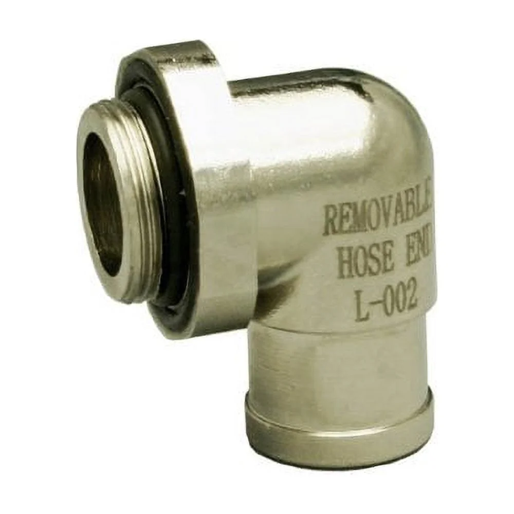 EZ OIL DRAIN VALVE L-002 : L-Shape Hose End 5/8
