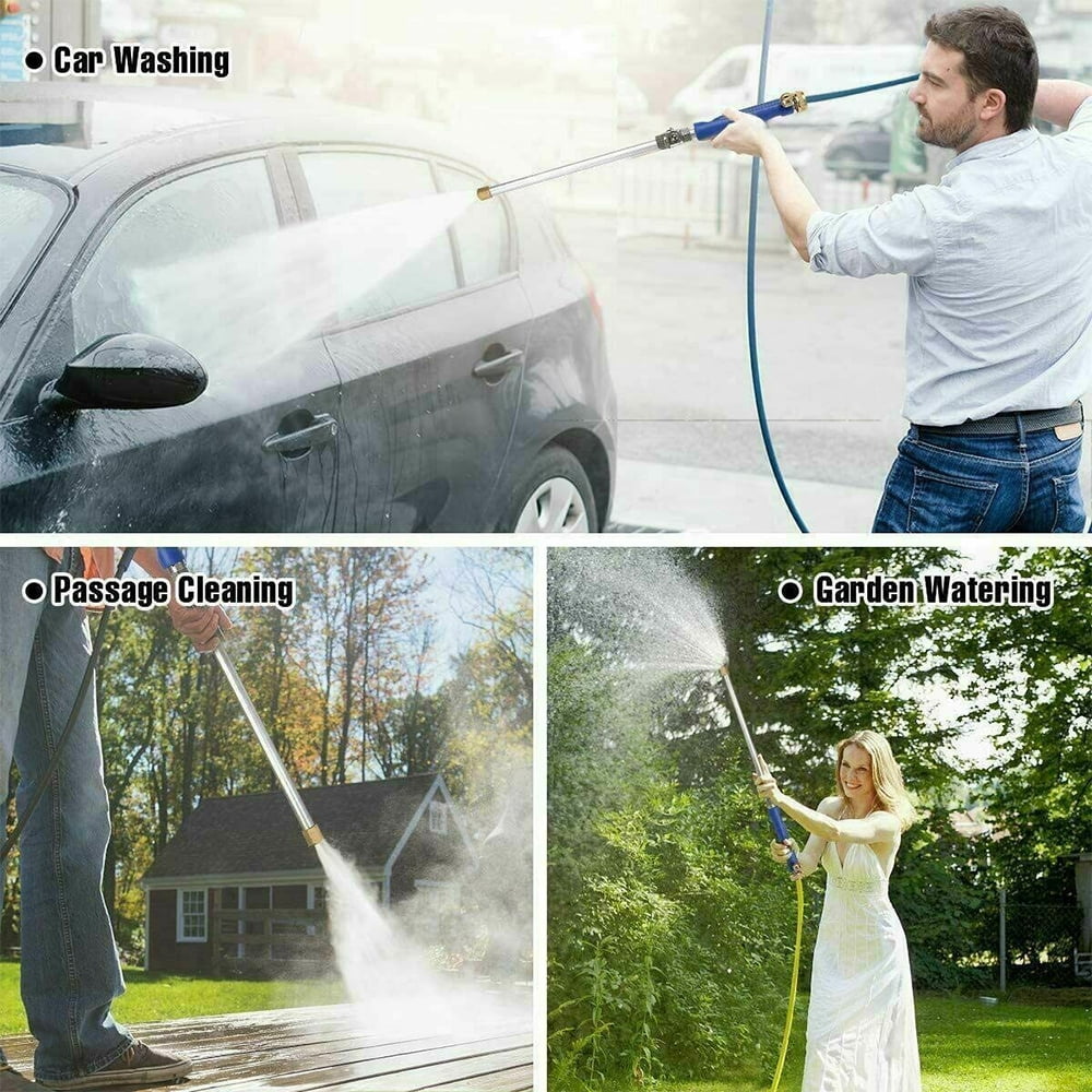 Jetcloudlive Car High Pressure Power Water Spray Gun Nozzle Wand Attachment Garden Washer Hose Wand Nozzle Sprayer Garden Car Cleaning Tools