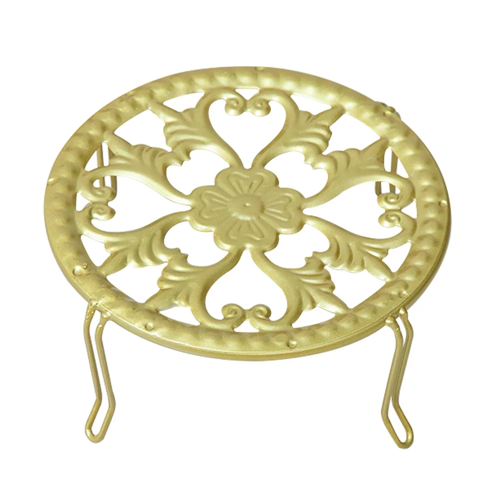 Gongxipen Living Room Plant Pot Rack Iron Flowerpot Stand Tea Table Flowerpot Holder