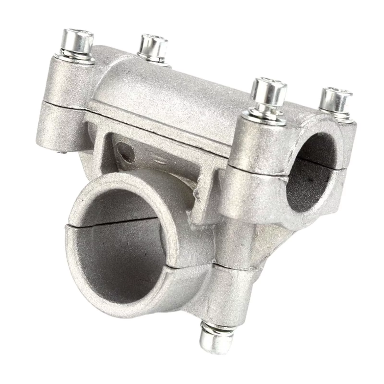 Colaxi 2x Trimmer Connecting Fixed Adapter Grass Cutter Accessory Replacements for Gas String Trimmer Petrol , 26mm Tube Diameter, 4 Pcs