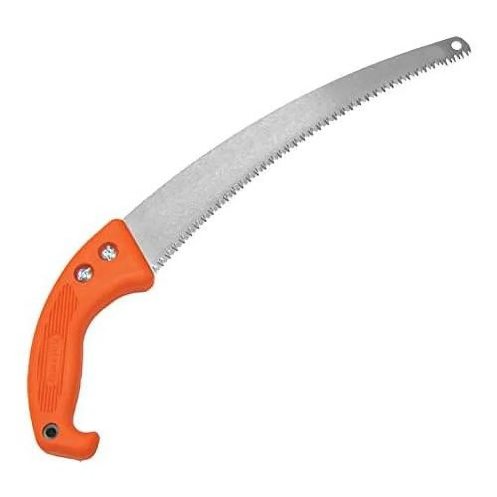 Pruning Hand Saw With Orange Handle, 13 Inch