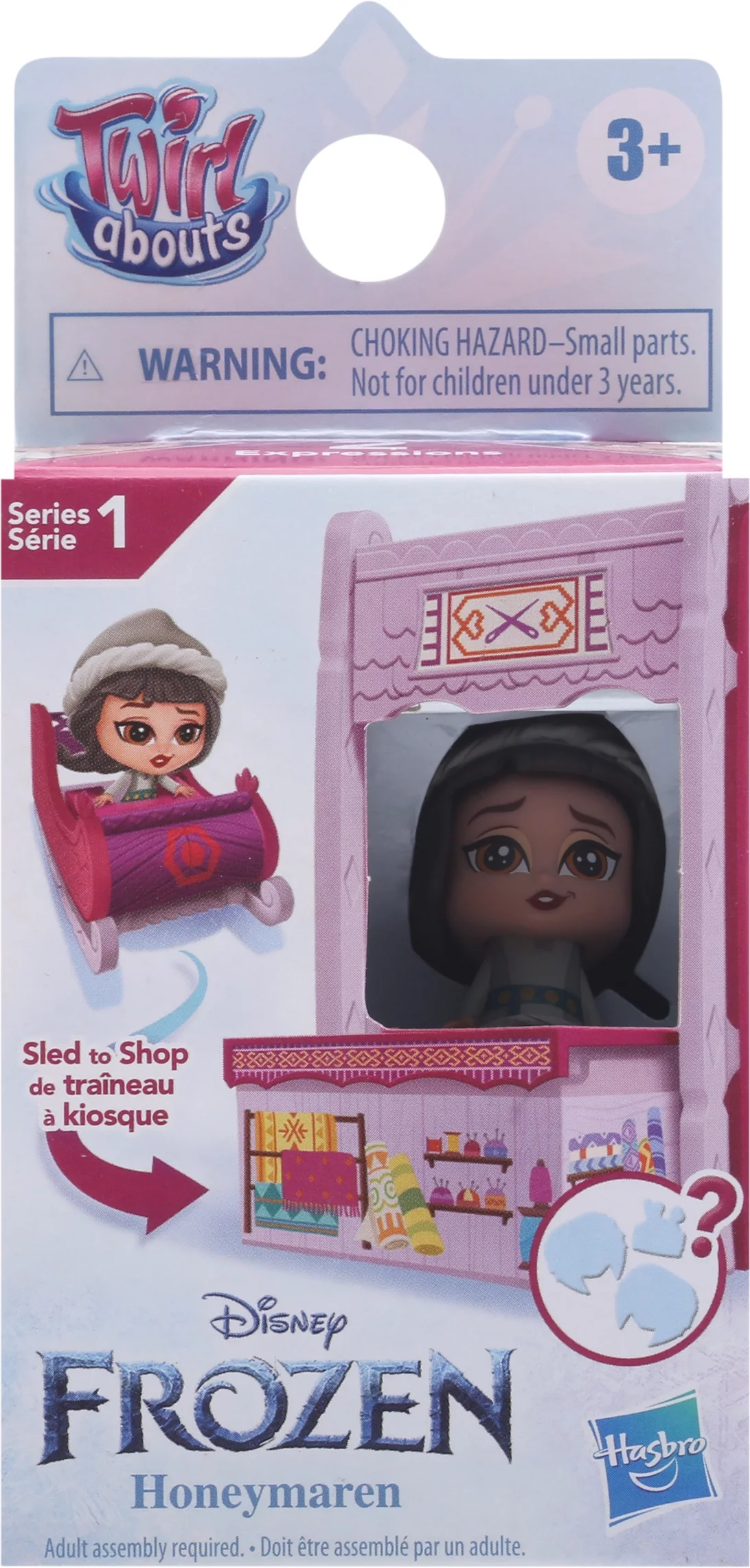 Disney's 2 Frozen Twirlabouts Series 1 Honeymaren Sled to Shop Playset, Includes Honeymaren Doll and Accessories