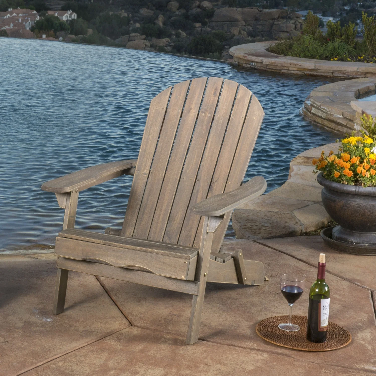 LEIYEHOOM MALIBU RECLINING ADIRONDACK CHAIR
