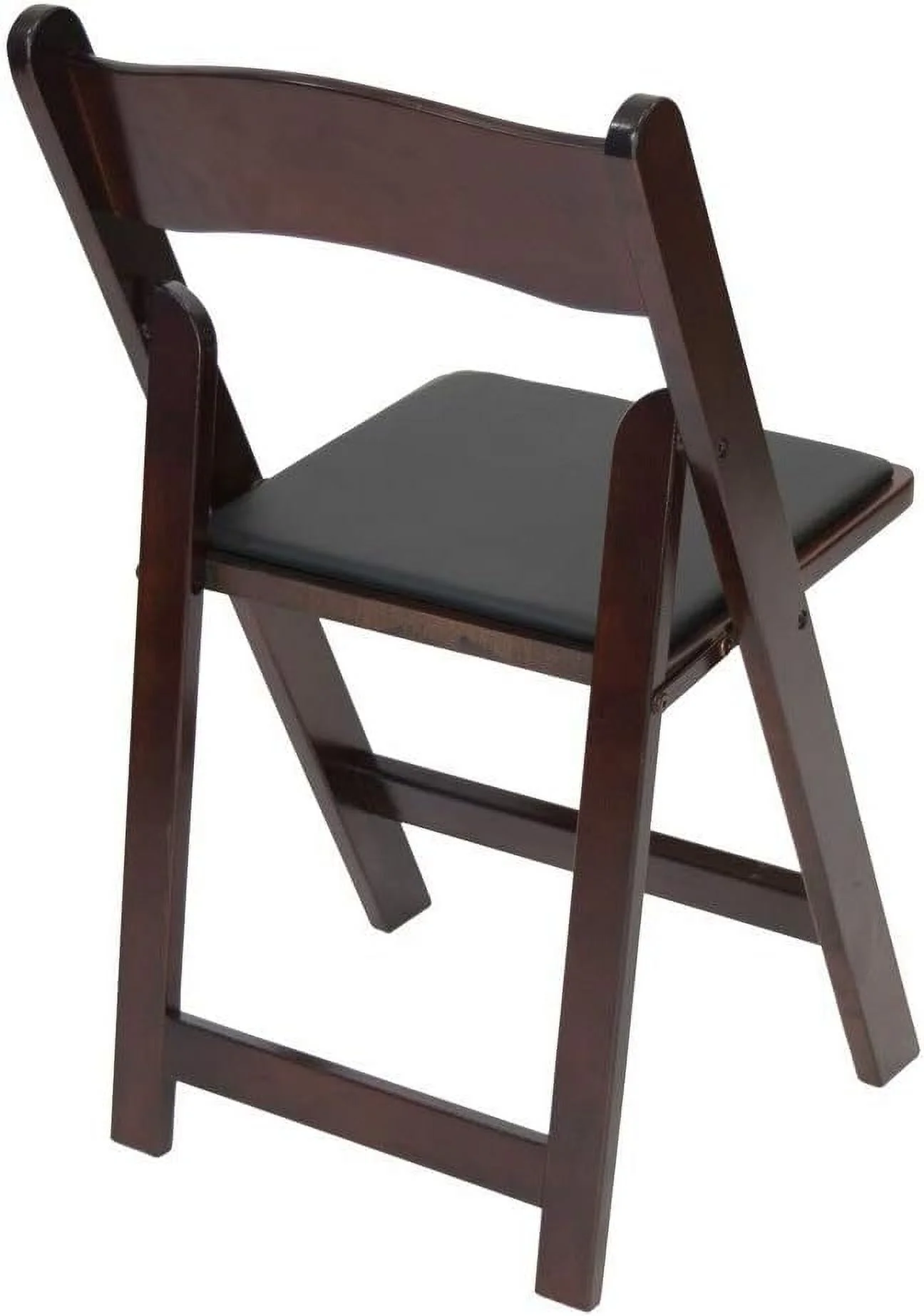 Wood Folding Chair (4 Pack) - Garden & Indoor/Outdoor Use - Perfect for Events, Weddings and Party Rentals - Durable, Storable, and Lightweight (Mahogany)