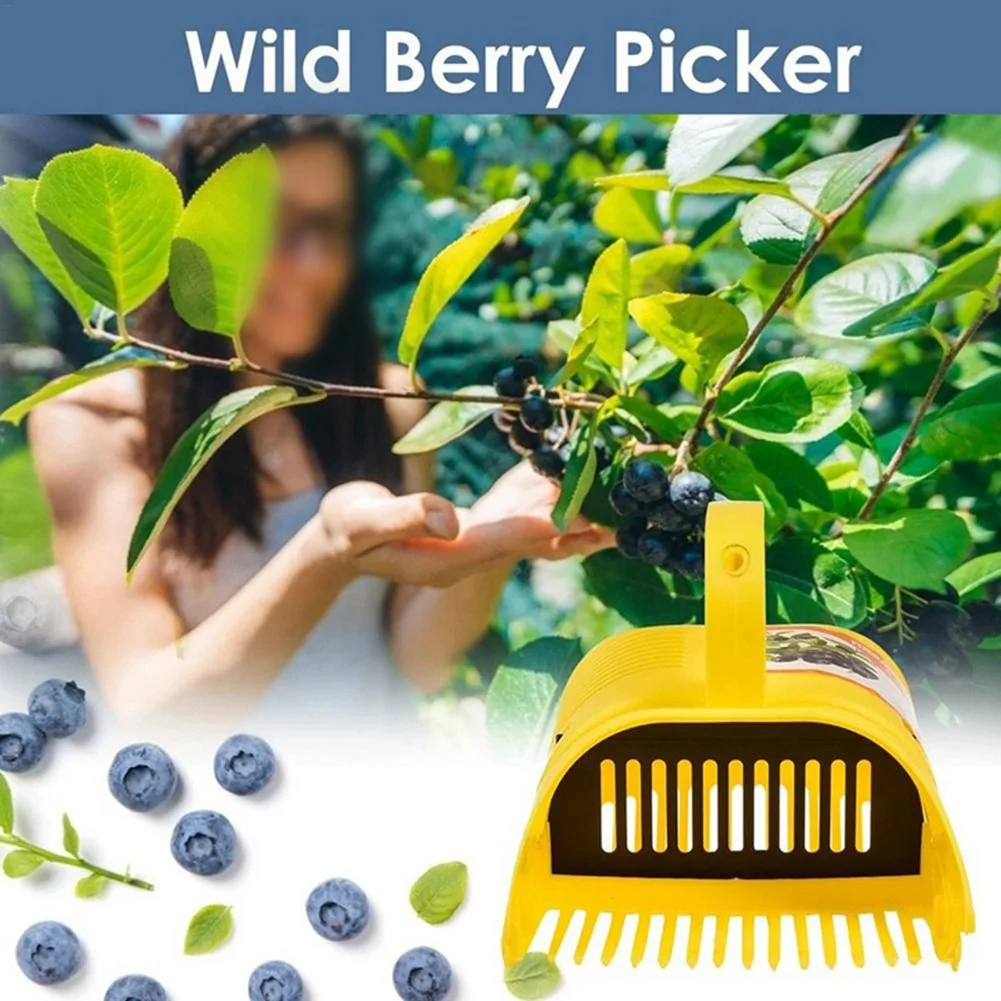 Blueberry Picker Berry Picker Rakes with Comb Teeth Large Capacity Garden Tool