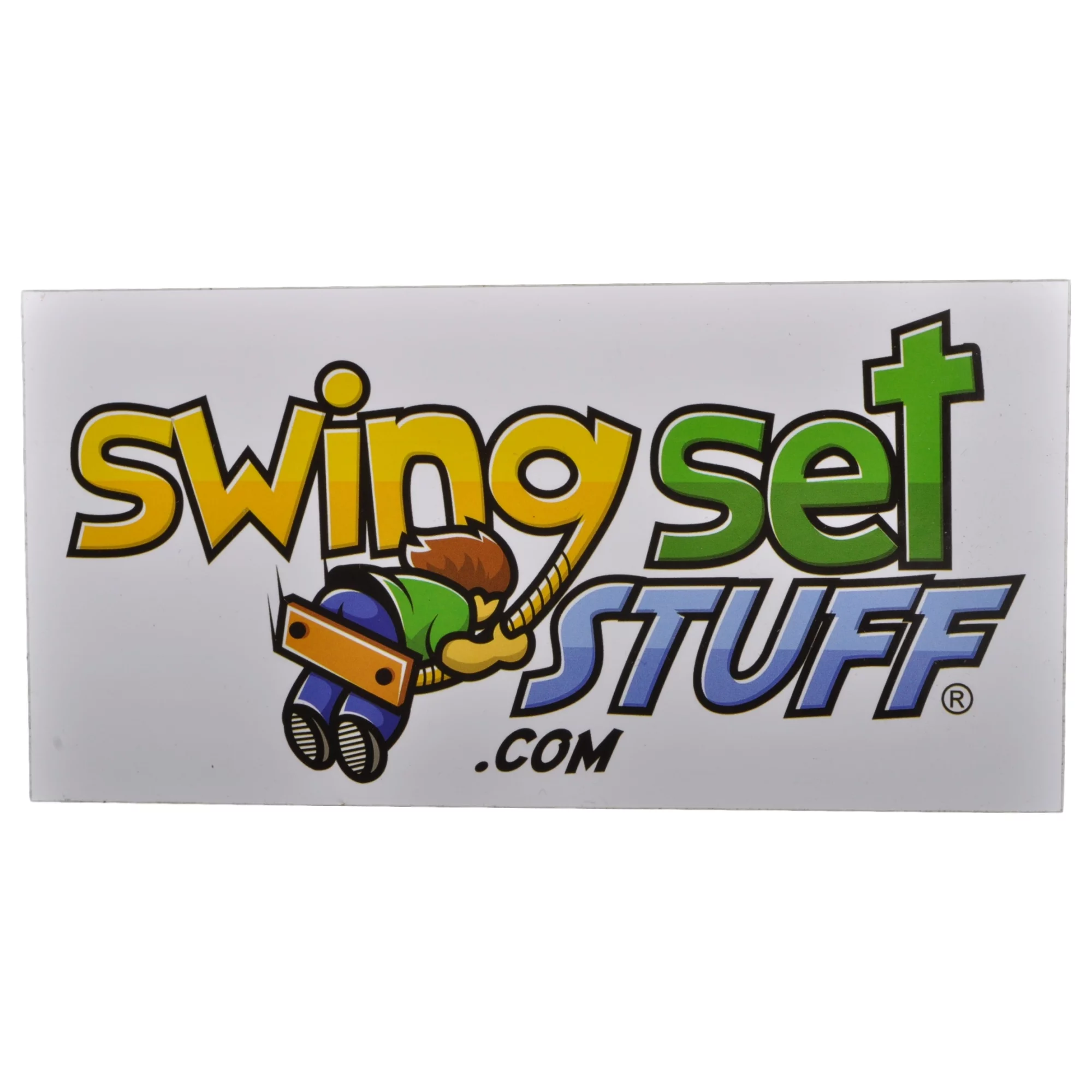 Swing Set Stuff Inc Residential Belt Seat with 5.5 Ft Uncoated Chains and Hooks and SSS Logo Sticker