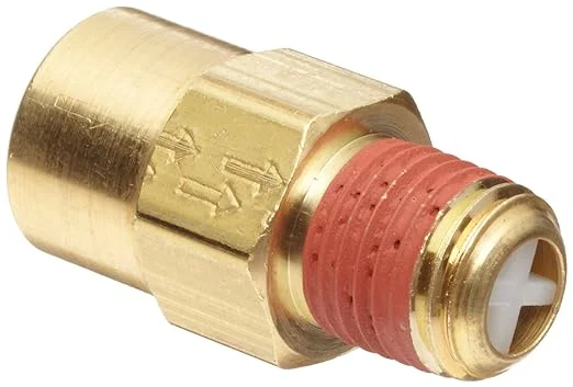 Control Devices P2525-1WA Brass Ball Check Valve, 1/4