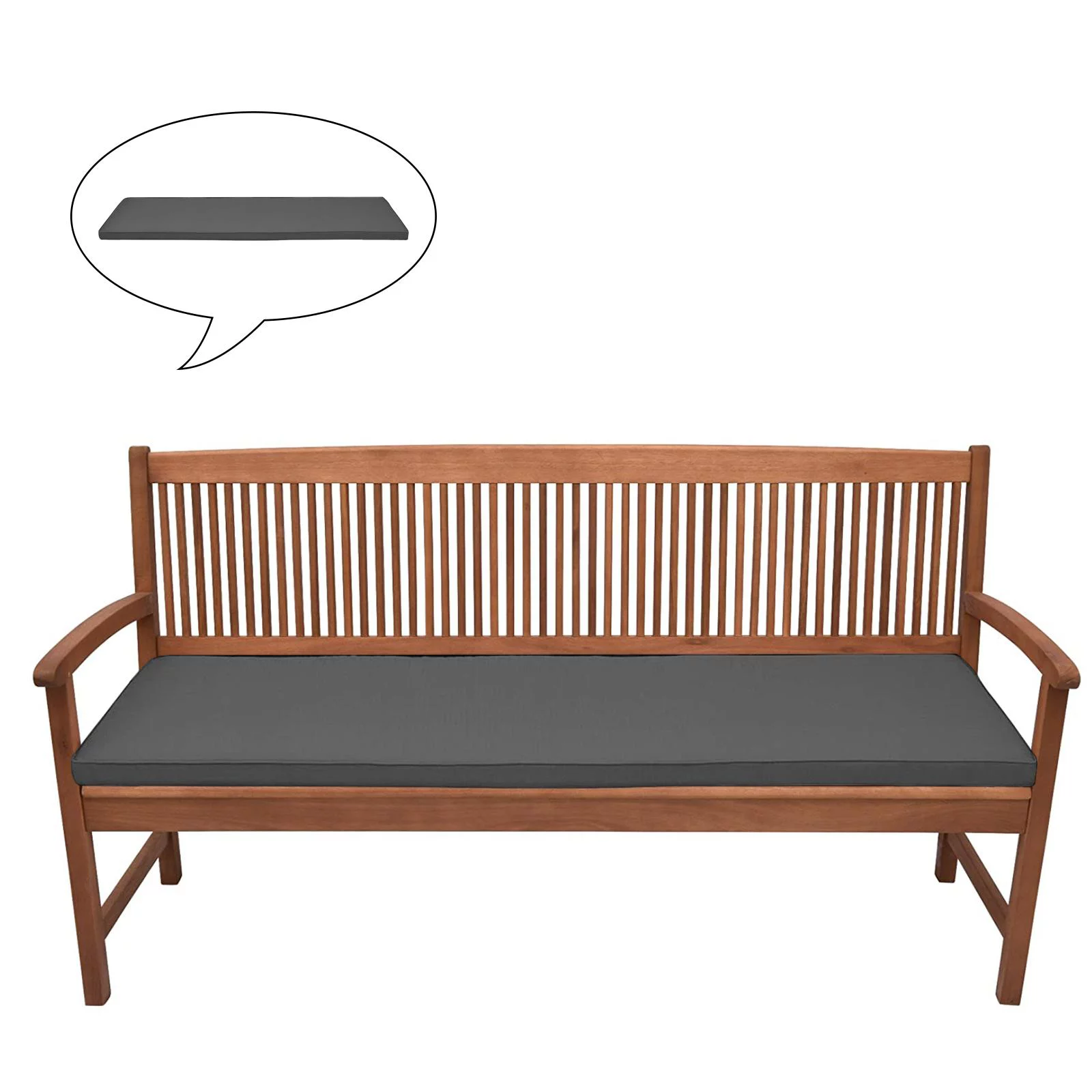 Crafts  Settee Patio Pad Seat Pads Chair Cushion Loveseat 3