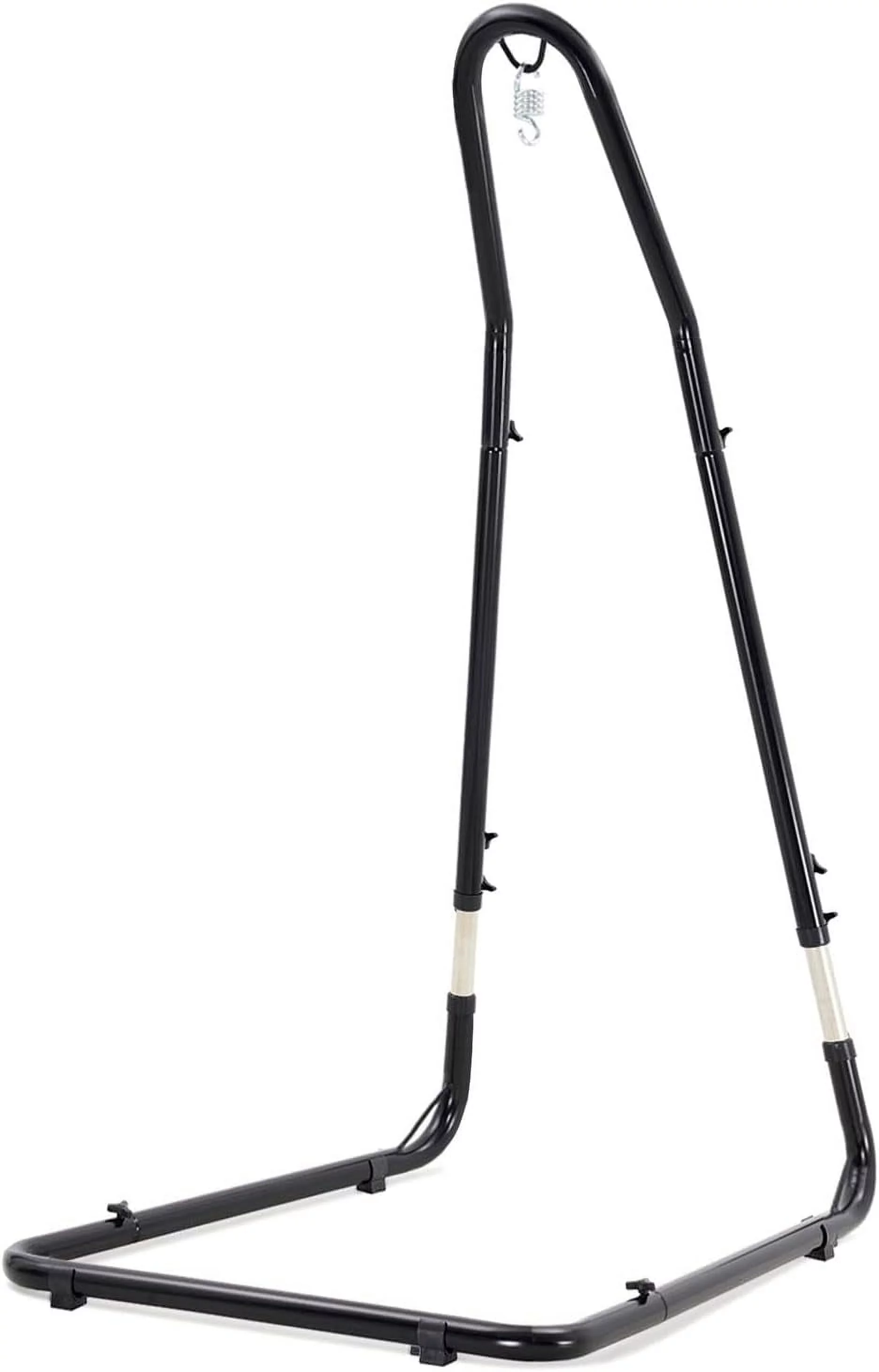 Adjustable Steel Hammock Stand for Hanging Pod, Chairs, Swings, Loungers, Perfect for Indoor Outdoor Patio, Deck, Yard