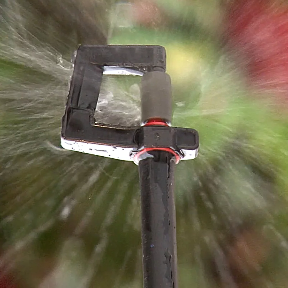 Thrifco 9421412 Inverted Rotor Spray Mini Sprinklers Orange 20 PSI 31.5 GPH 15.6' Diameter - 5/Pk