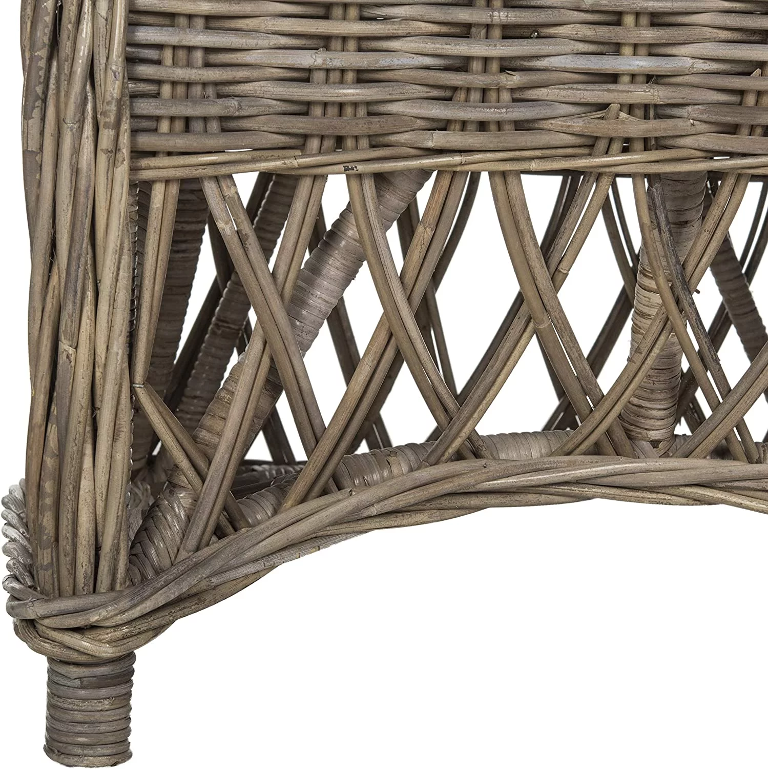 KUANGHENG Home Collection Inez Natural Wicker Club Chair