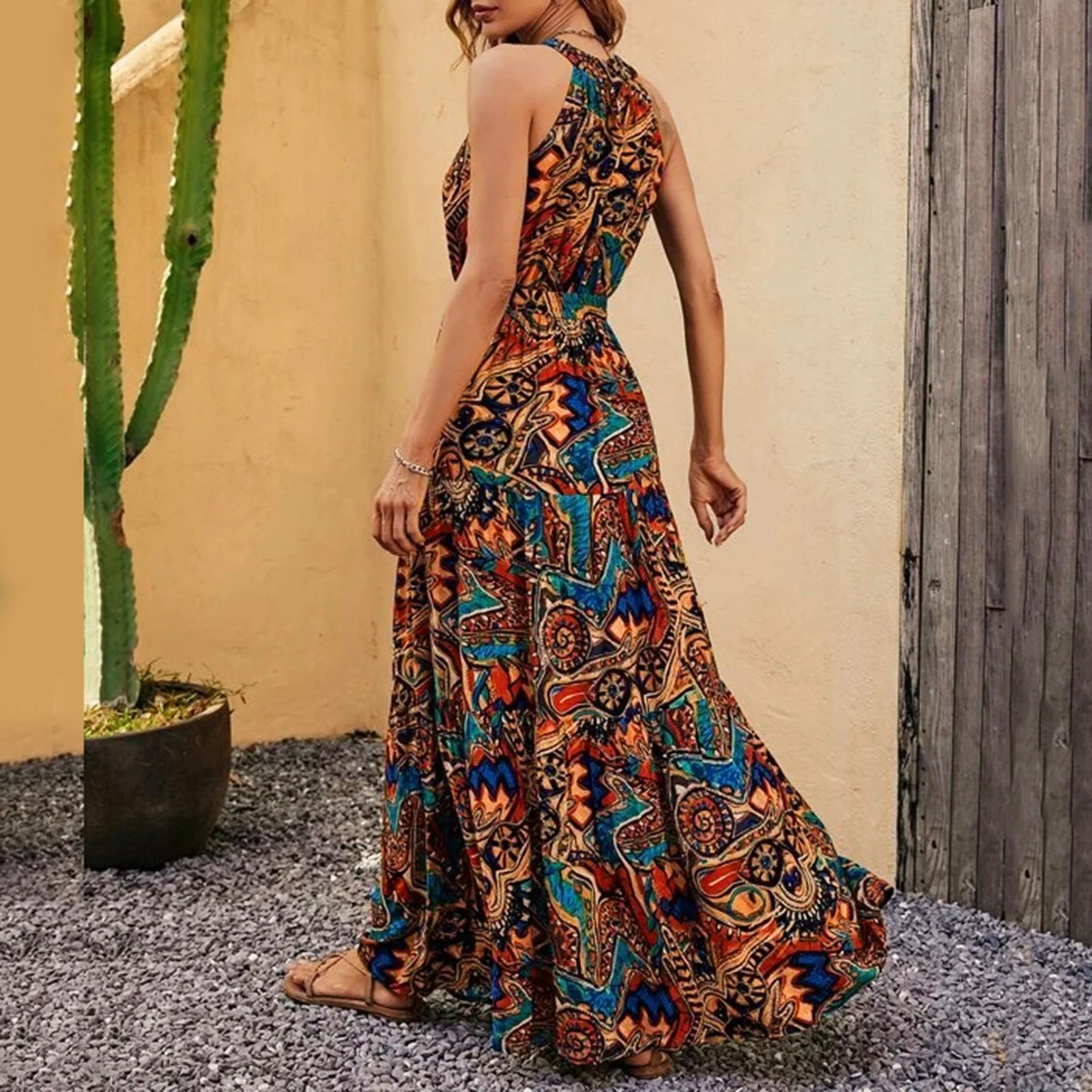 Winter Skater Skirt Women Summer Dresses Maxi Dresses Boho Long Dresses Skirt