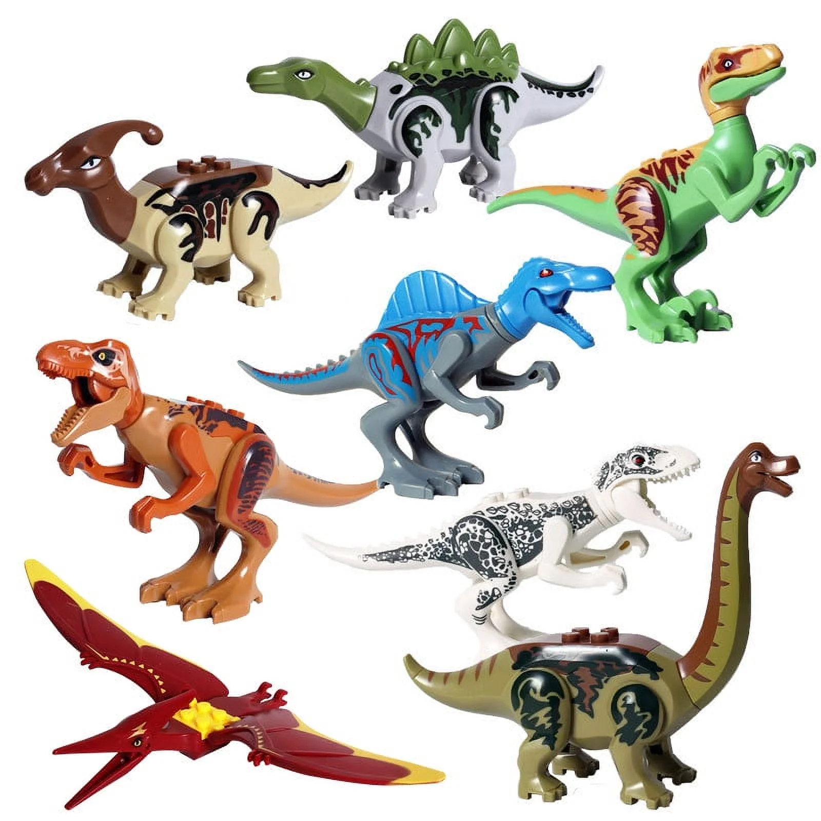 Jurassic World Small Dinosaurs 8 Custom Figures Set 3