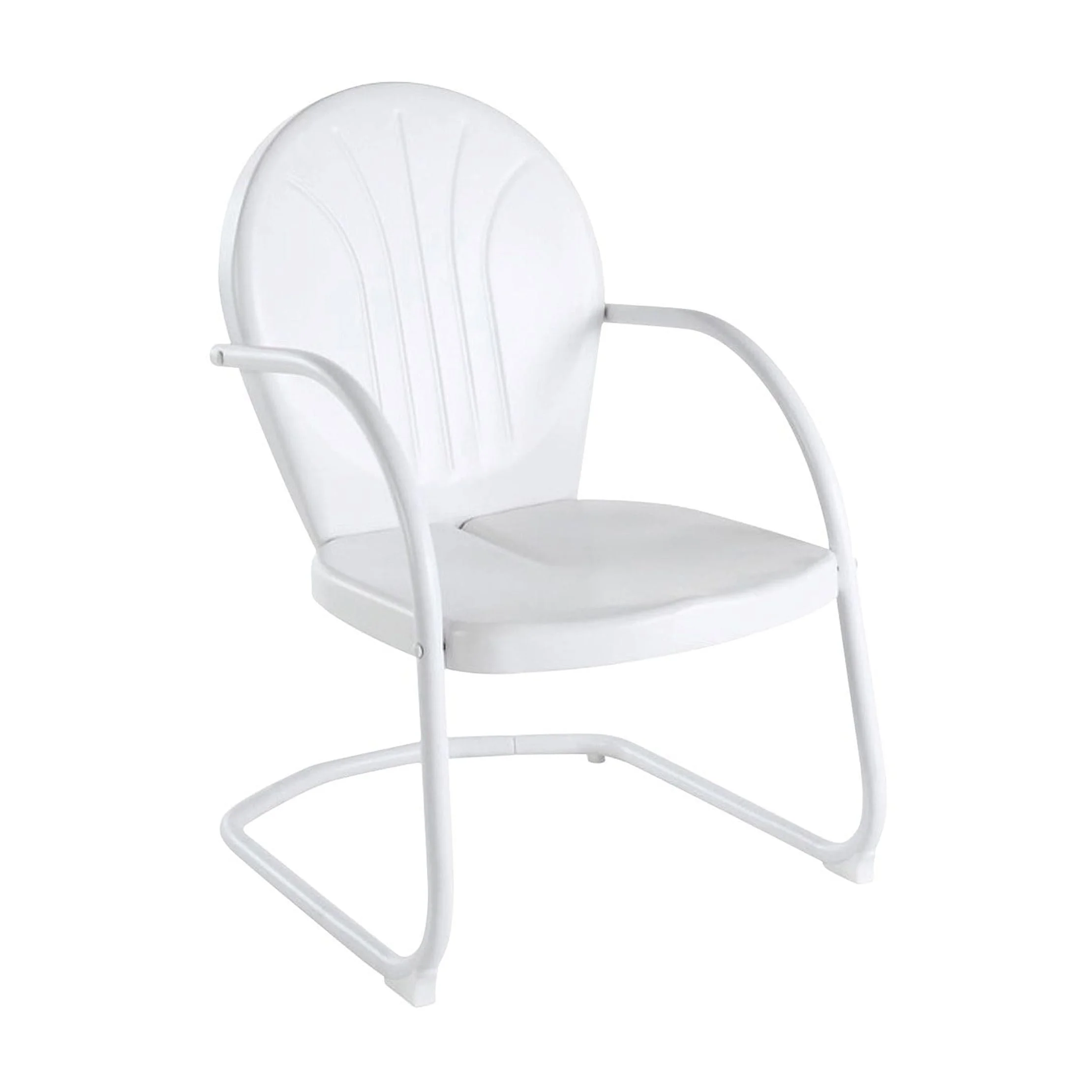 Griffith Metal Chair in White Finish