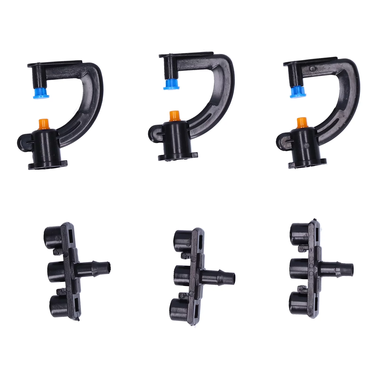 Jadeshay Spray Nozzle 20Set G‑Type Refractive Mist Nozzle Irrigation Sprinkler Head for Garden Greenhouse