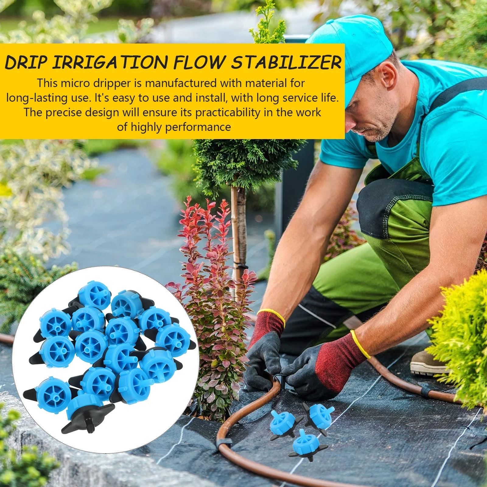 Dripper 100 Pcs Garden Irrigation System Sprinkler Lawncare Grass Potted See Pom