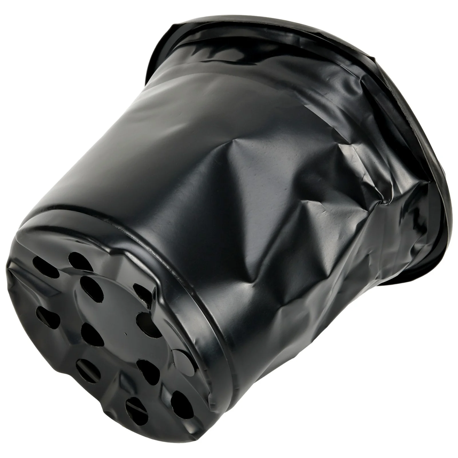 cute Plastic Plant Pots Strong Plastic Black Flower Pot High Quality