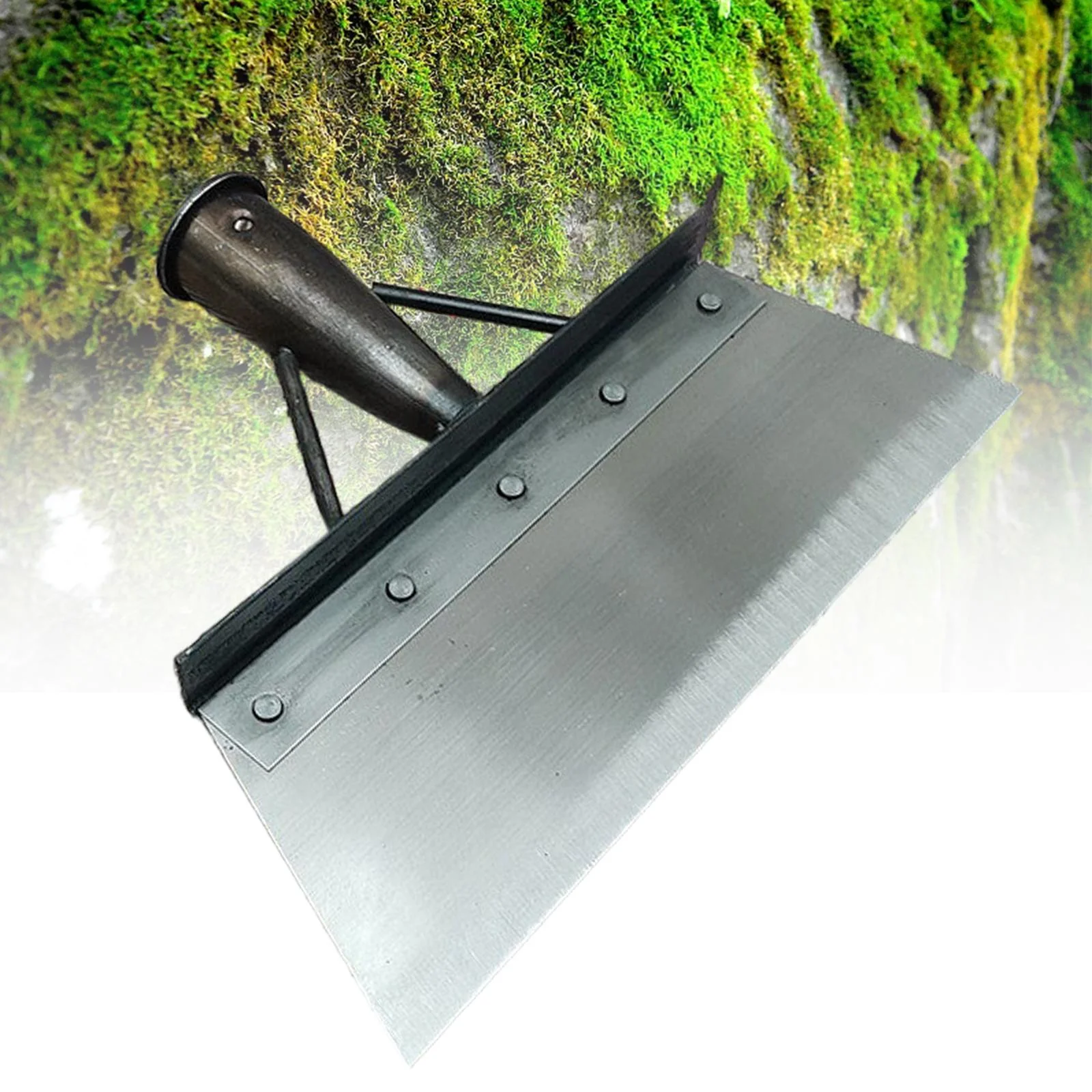 Multifunctional Cleaning Spade Head Garden Cleaning Spade Ice Spade for Lawn Edging Weeding Landscaping Digging Planting 23cm