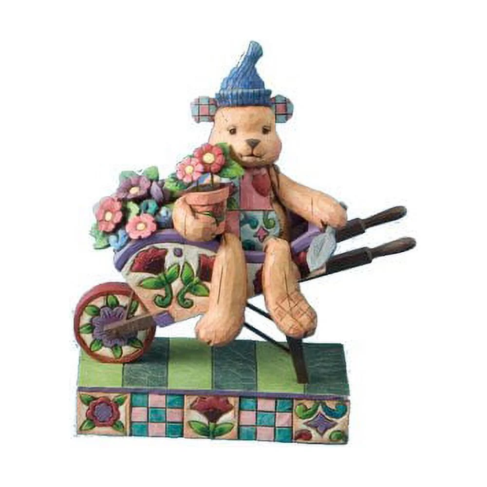 Jim Shore - Figurine - Bear in Wheelbarrow - 