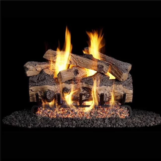 Products  36 in. Gnarled Split Oak Vented Log Set