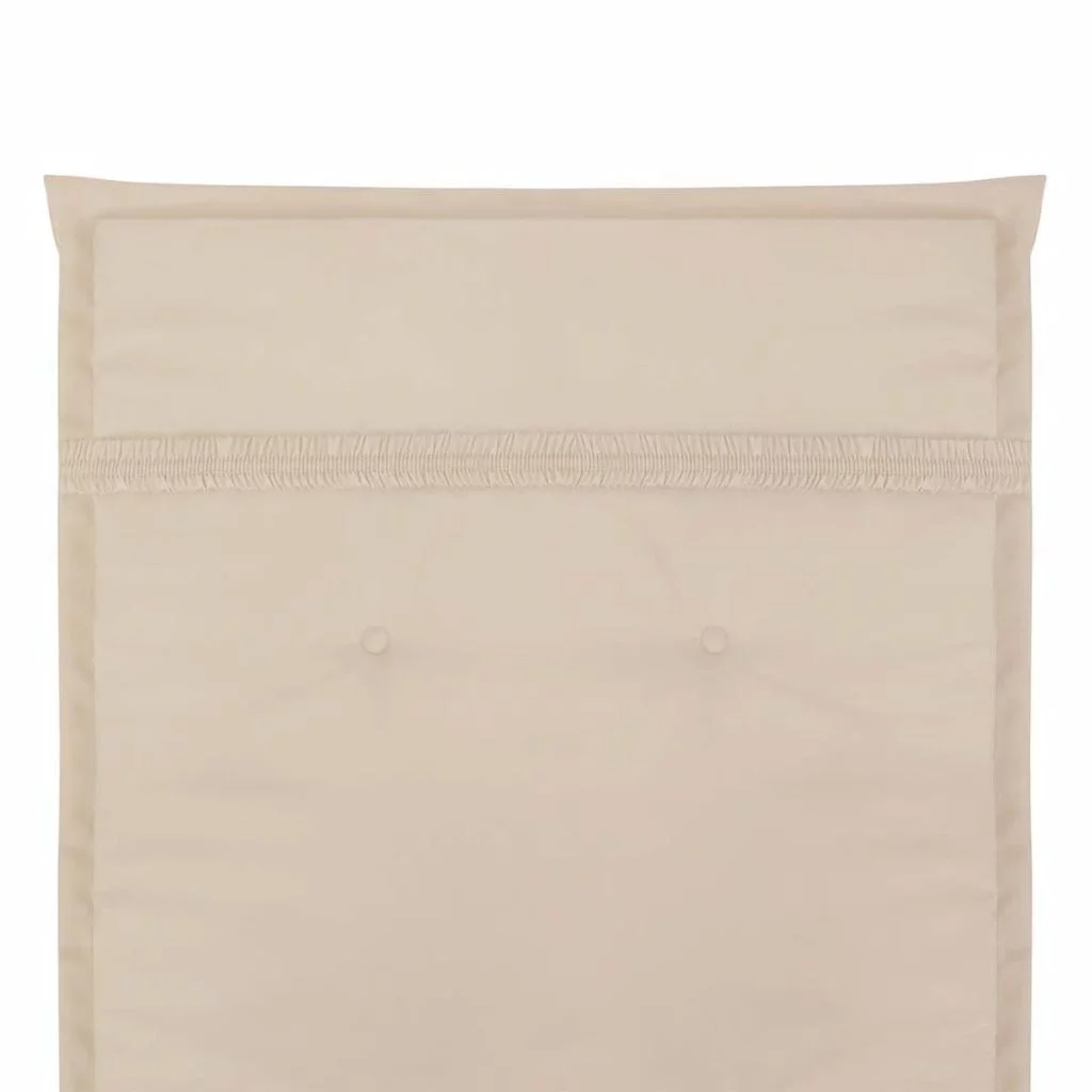 Garden Highback Chair Cushions 2 pcs Cream 47.2