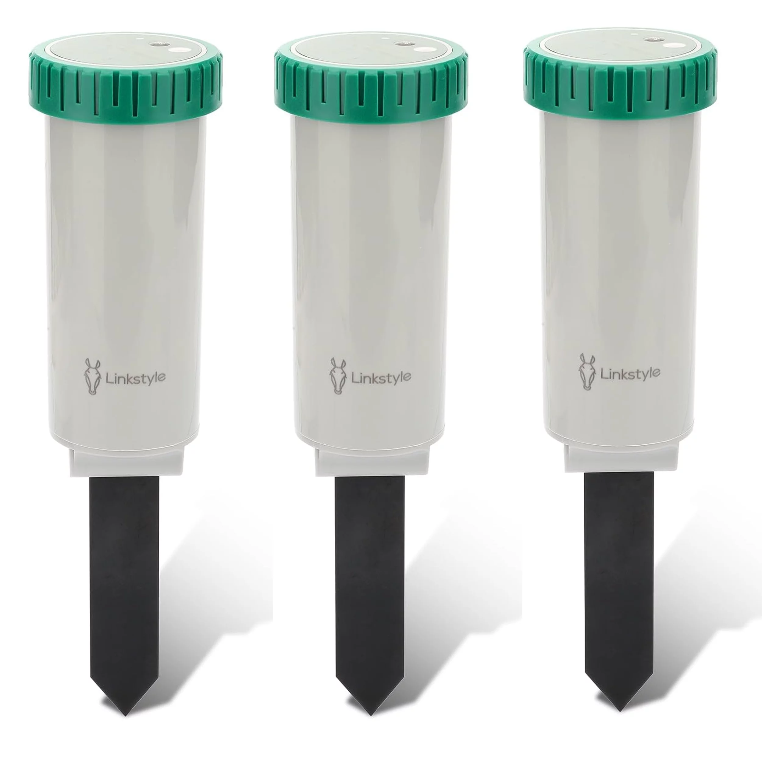 LINKSTYLE AFRA Soil Moisture Sensor, 3-Pack Plant Soil Humidity and Temperature Moisture Meter Tester & Tracker with App Control [Requires Hub]