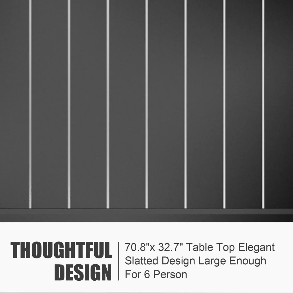 Aluminum Patio Extendable Dining Table 35