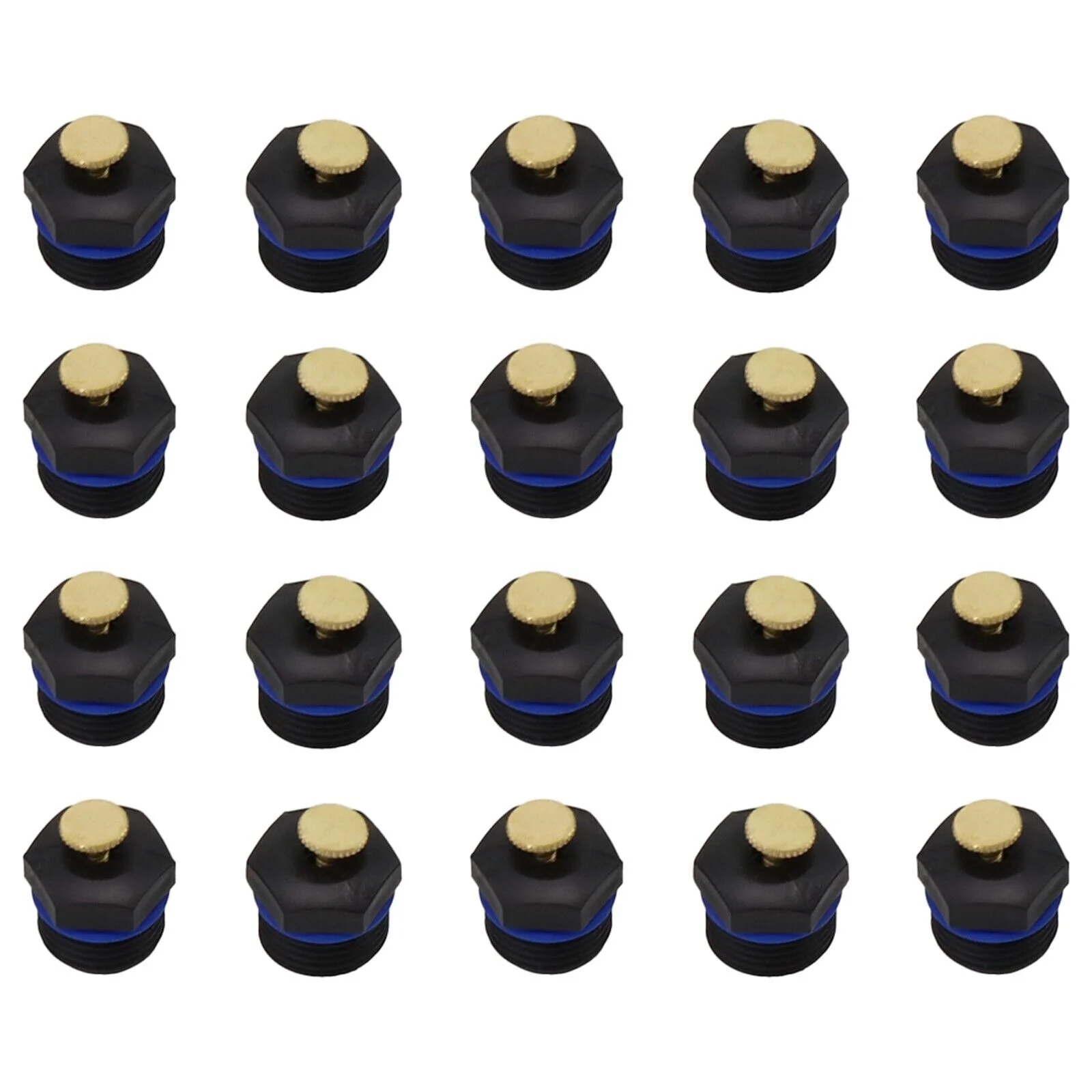 Besteshop 20Pcs 1/2\ Garden Misting Lawn Irrigation Sprinkler Head Nozzle Spray System