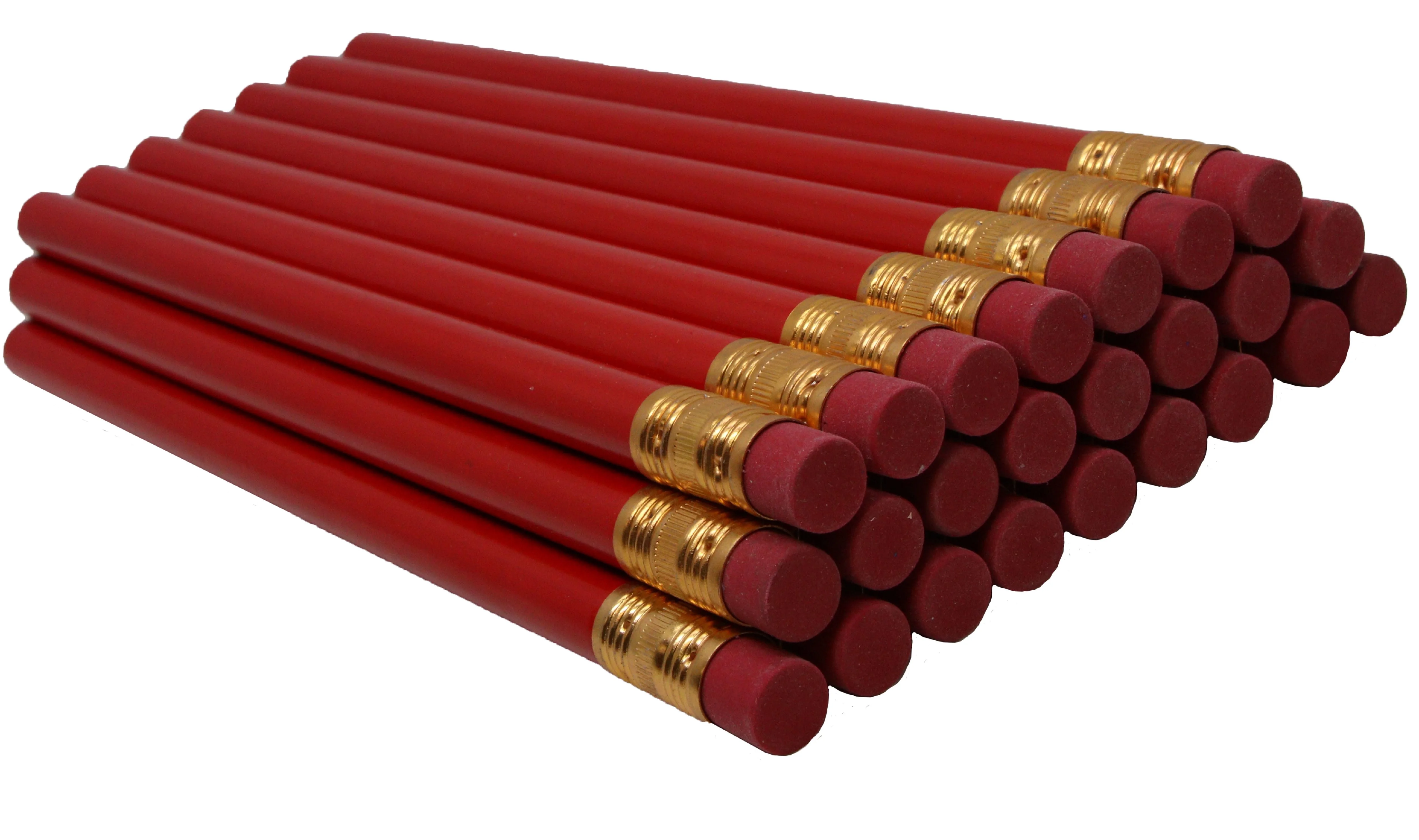 RevMark Jumbo Round Red Pencil 24-Pack with Black Lead, USA Made. Quality Cedar Wood