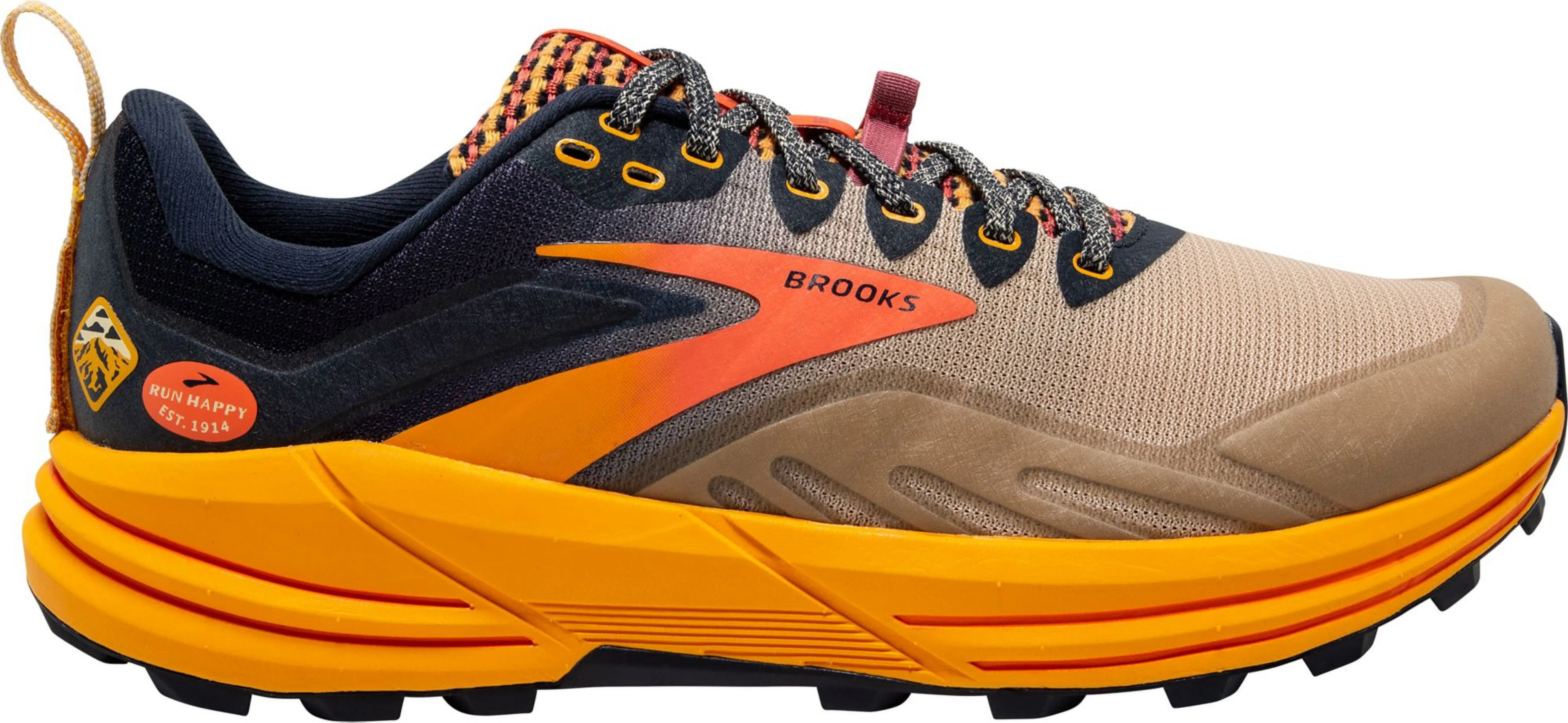 Brooks Men's Cascadia Trail 16 Running Shoes (Zinnia, 9.5)