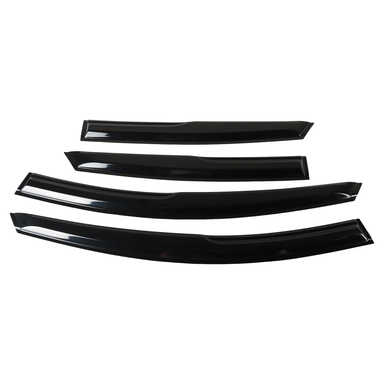 SINOCMP 4PCS Window Visors Deflectors Vent Guards Sun Wind Rain Shield fit for 2012-2018 Ford Focus Window Visors