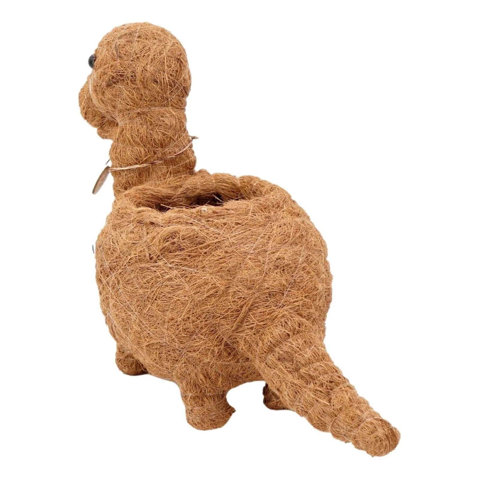 Brontosaurus Dinosaur Planter - Coco Coir Flower Pot 12 Inch Lightweight Durable Coconut Fiber
