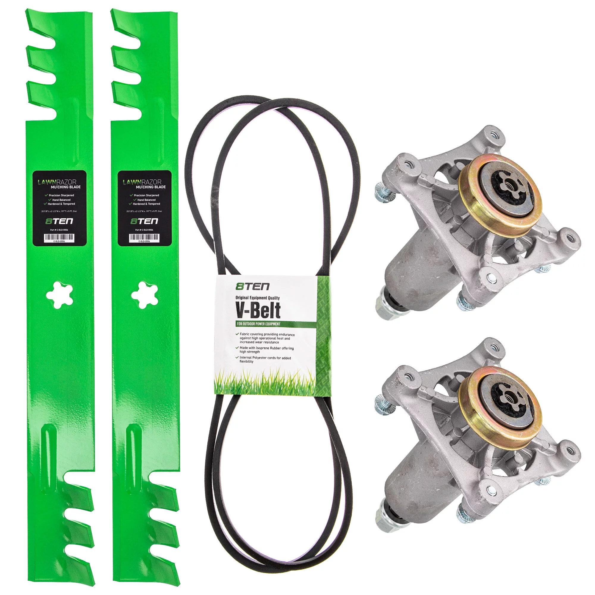 8TEN Blade Spindle Belt for Husqvarna AYP Ariens 42 inch YTH22V42 MK1005181