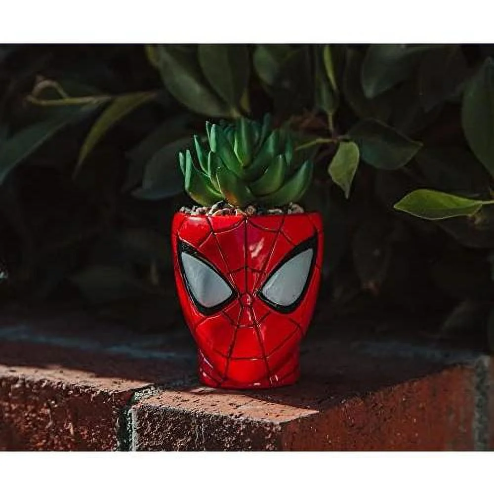 Comics  3-Inch Ceramic Mini Planter With Artificial Succulent