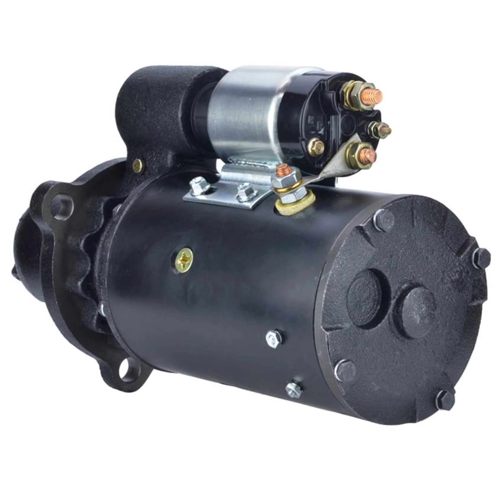 New 24V 10T Starter Motor Compatible With Cat Delco Fiat Allis Case Crane Grove Travelift Grader Shovel Cruz Air 40LC 40R 65B RT58B RT625 250 650 1979-1983 1984 1985 By Part Numbers 73124564 1113208