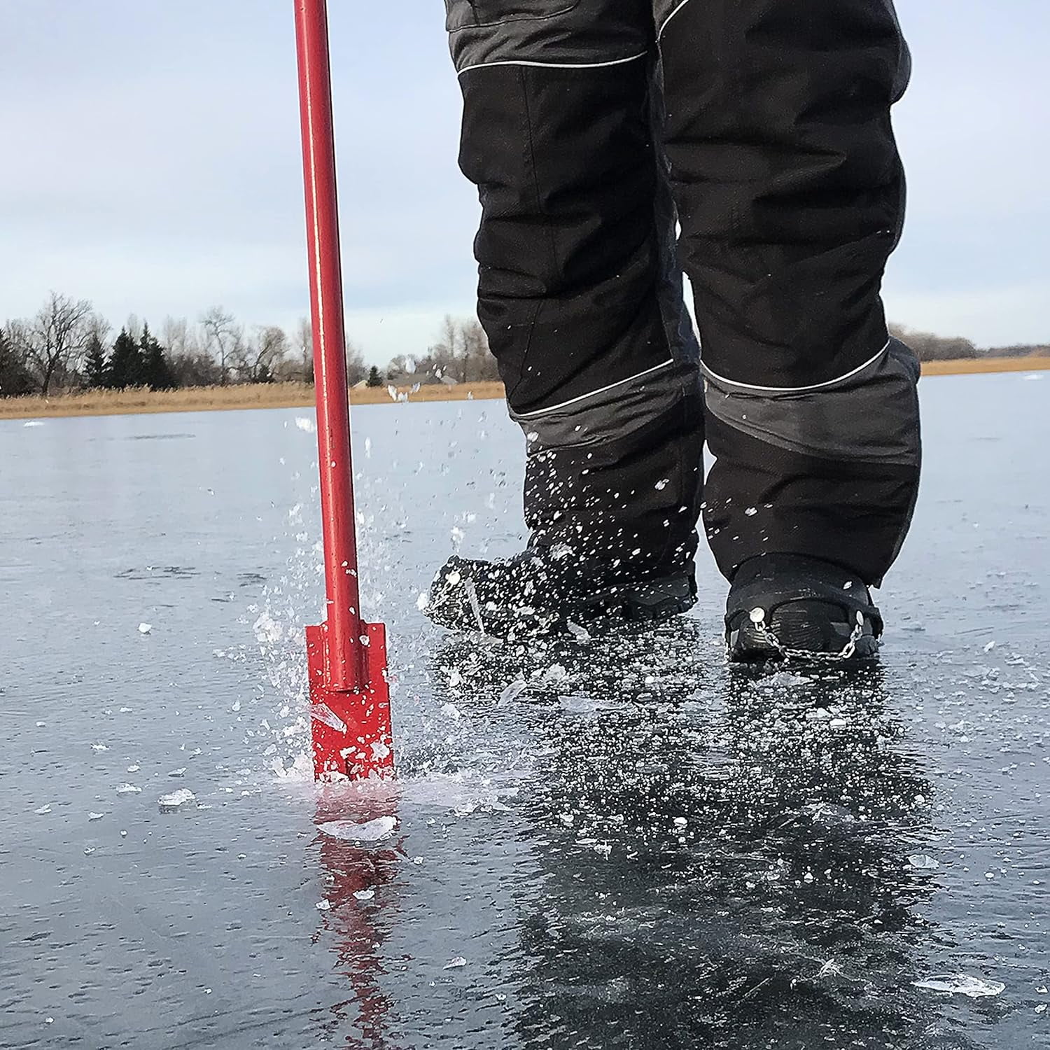 CH12 64-Inch Multi-Faceted, Triple-Action Chipper Head Design Ice Chisel