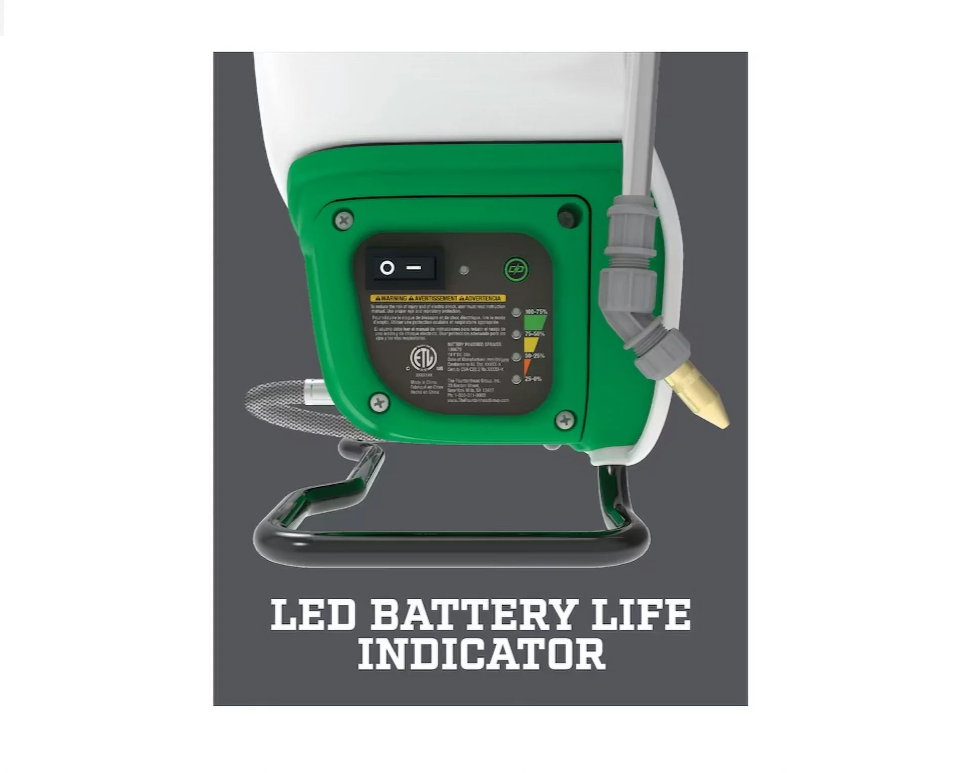 Lesco 4-Gallons Plastic 18-volt Battery Operated Backpack Sprayer