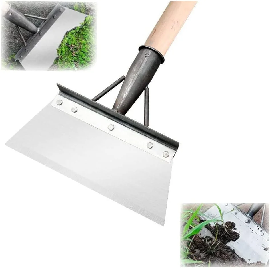 Multifunctional Cleaning Shovel, Multi-Functional Outdoor Garden Cleaning Shovel, Farm Weeding Planting Shovel, Cleaning Shovel for Weeds (23cm)(Without Handlers)