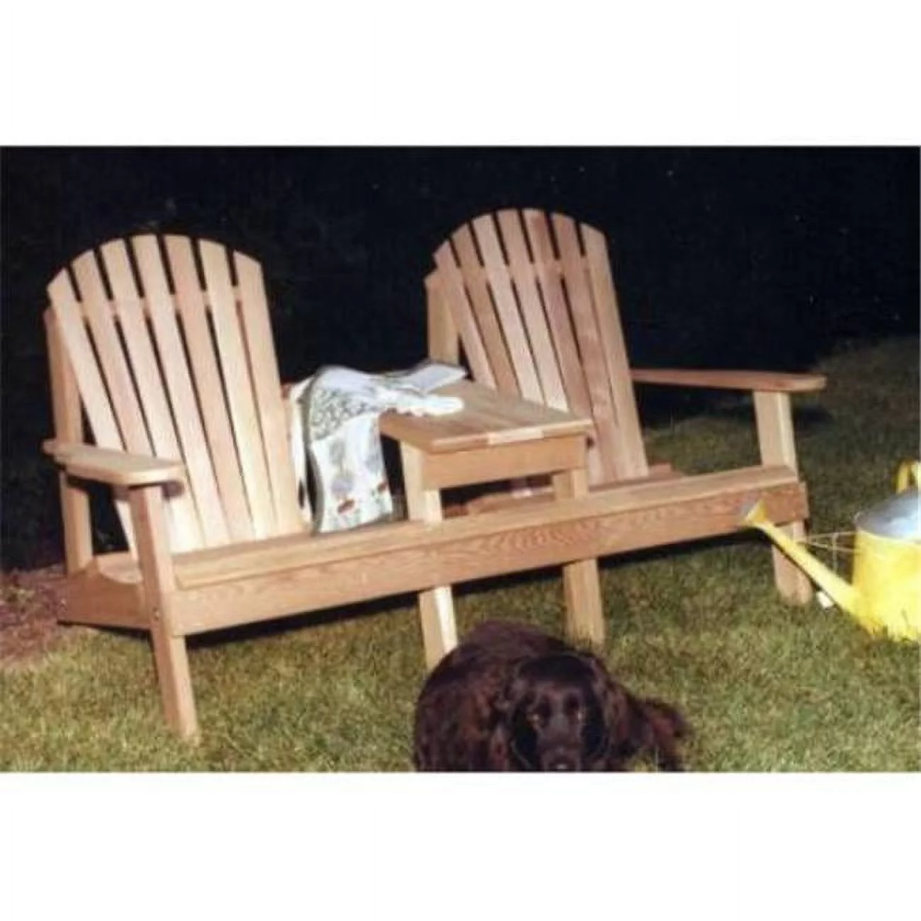 Cedar American Forest Adirondack Settee
