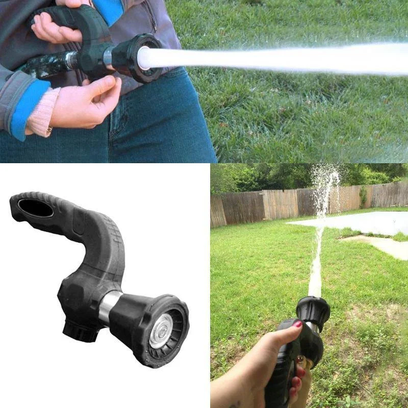 Garden Watering Hose Spray Power Nozzle,High pressure pressurized water gun head handheld