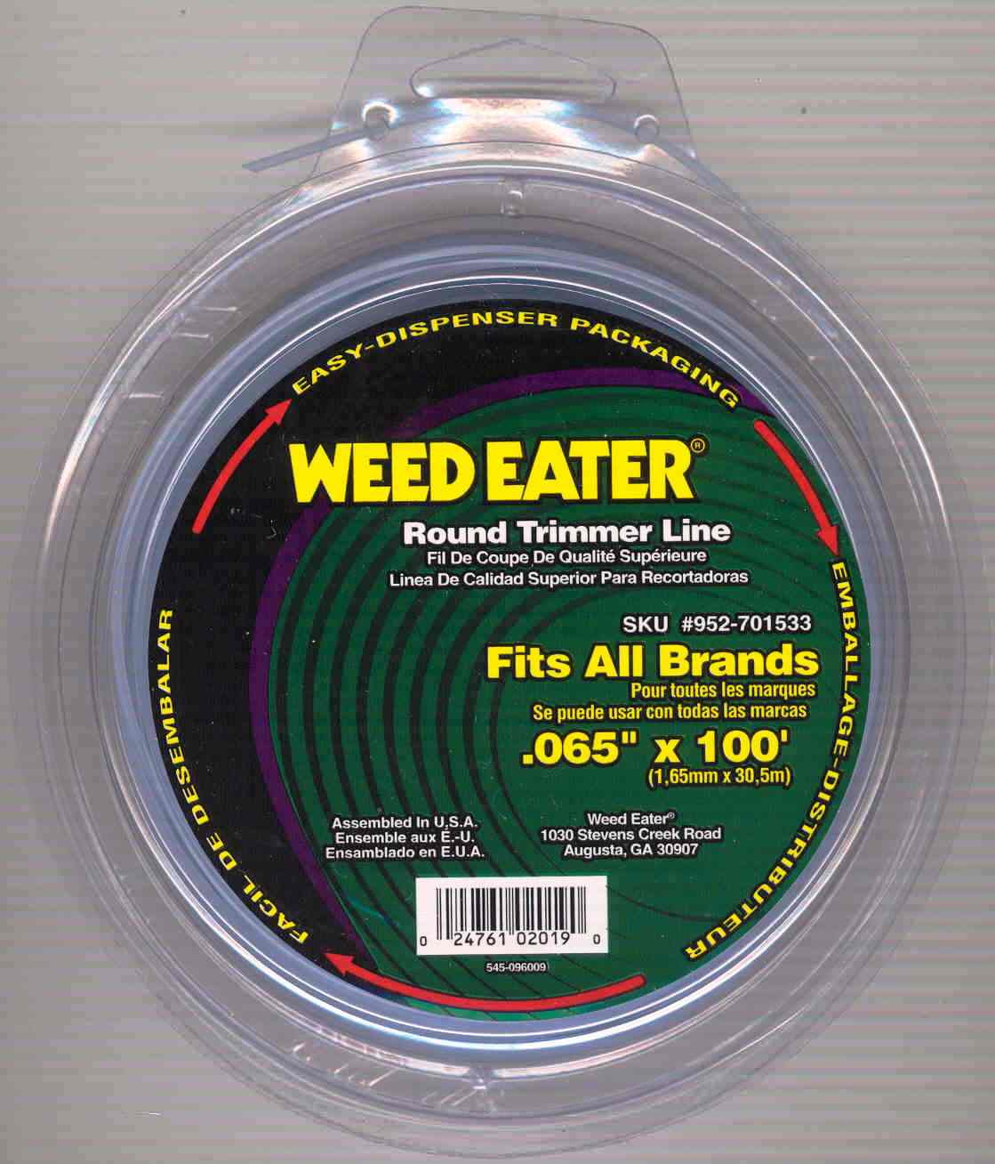 Poulan String Trimmer Line ACC W/E COIL PK .065X100'  POU-952701533