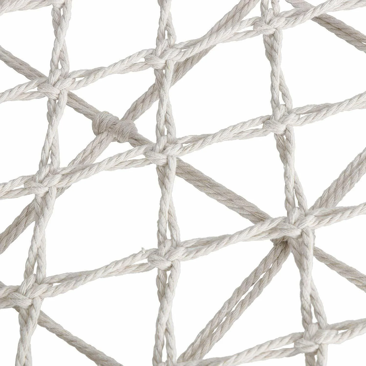 Durable Hanging Cotton Rope Macrame Hammock Swing Chair - Patio Hammock with 300lbs Weight Capacity