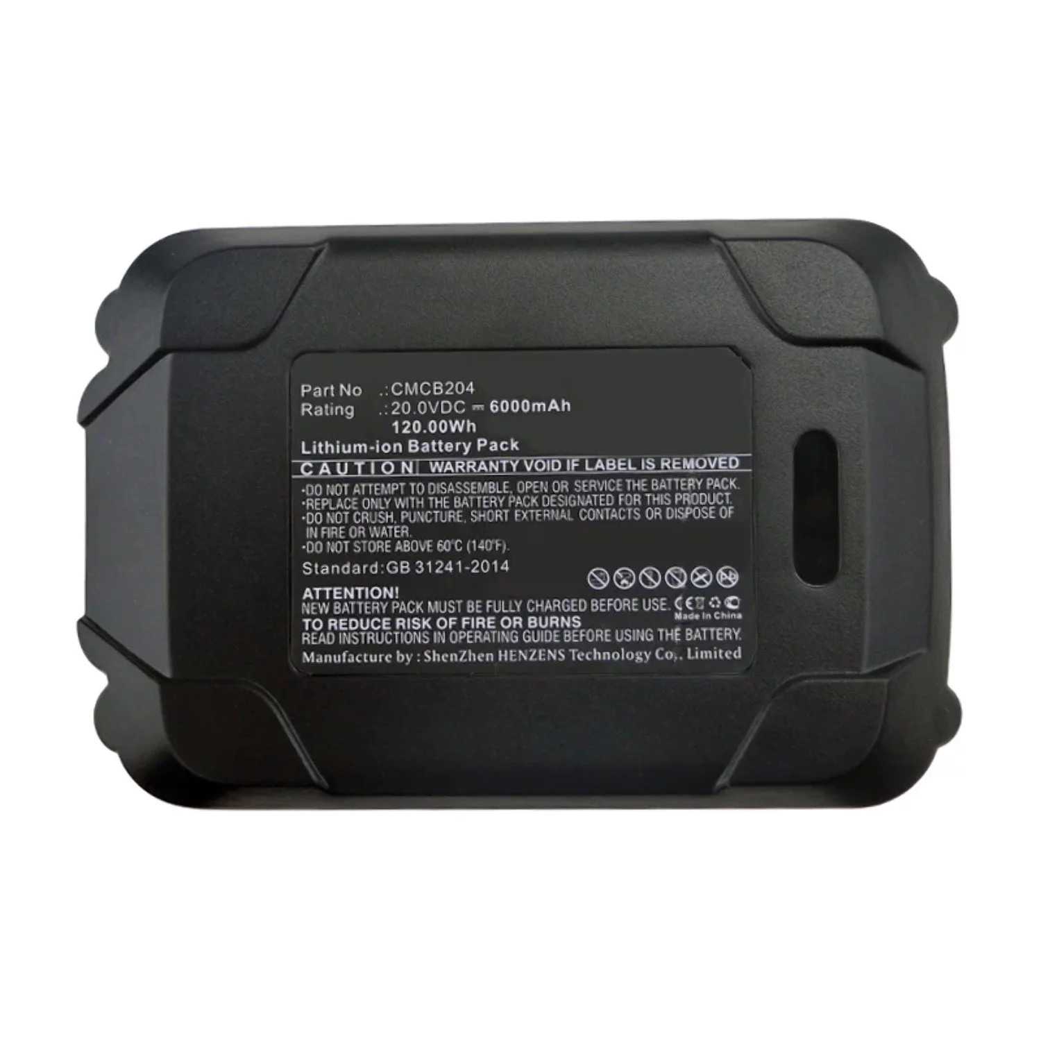 Batteries N Accessories BNA-WB-L10974 Power Tool Battery - Li-ion, 20V, 6000mAh, Ultra High Capacity - Replacement for Craftsman CMCB204 Battery
